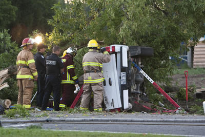 Grave accident à Sainte-Anne-des-Plaines