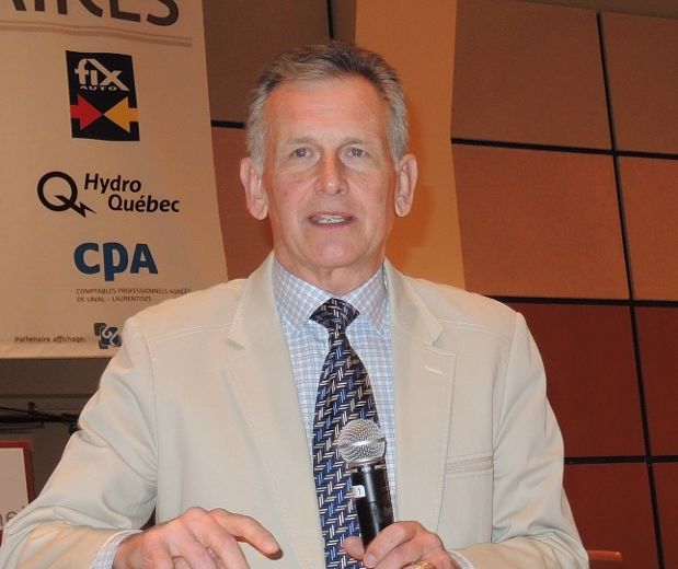 Le sénateur conservateur Larry Smith était le conférencier invité lors du dernier dîner de la chambre de commerce et d’industrie Thérèse-de-Blainville.