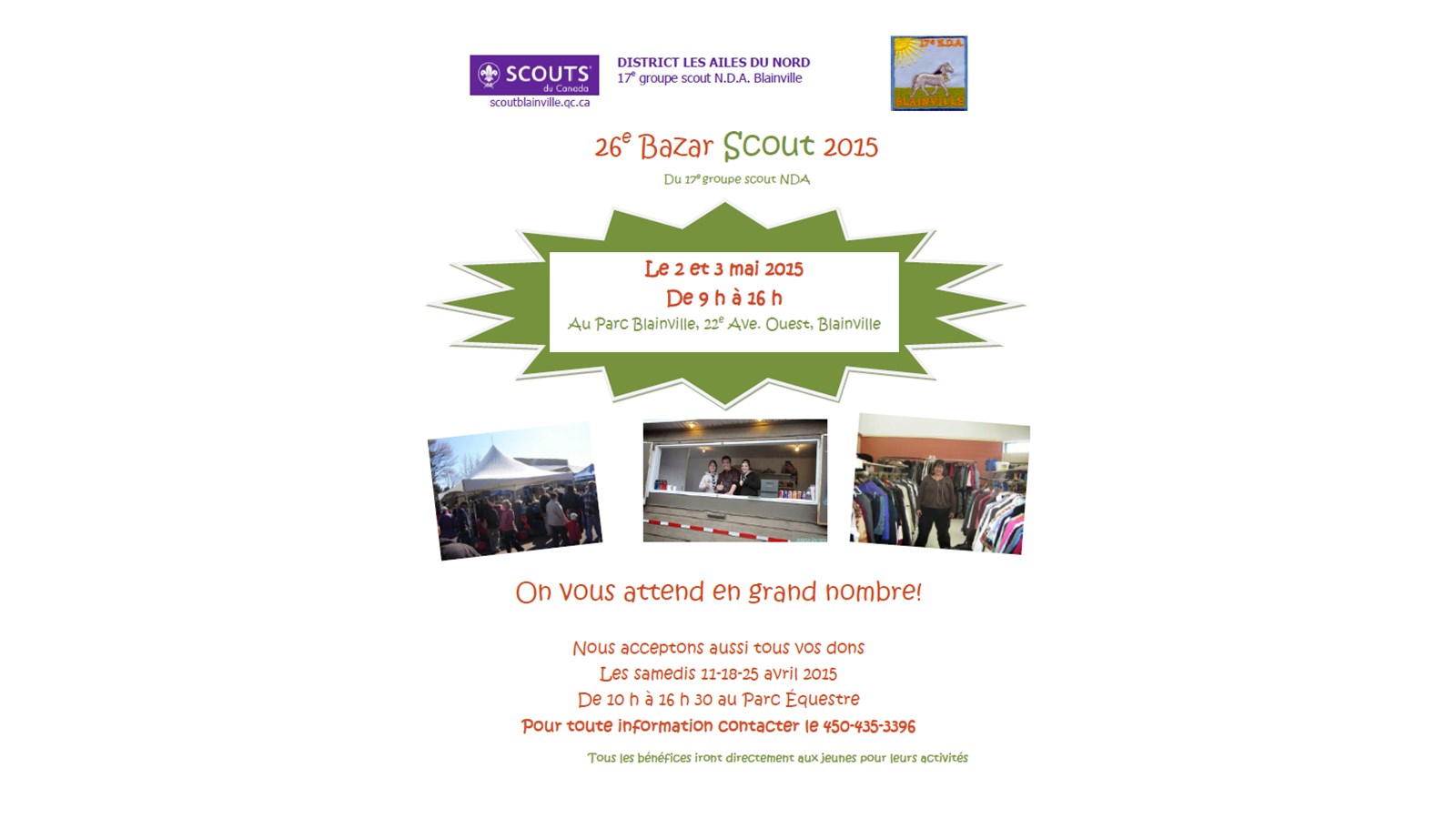 Les scouts organisent leur 26e Bazar annuel