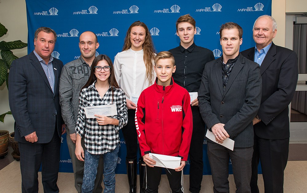 Des bourses sont remises à de jeunes athlètes de Mirabel