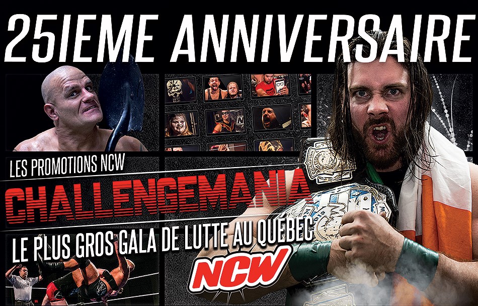 Un gala de lutte spécial Challengemania pour leur 25e anniversaire