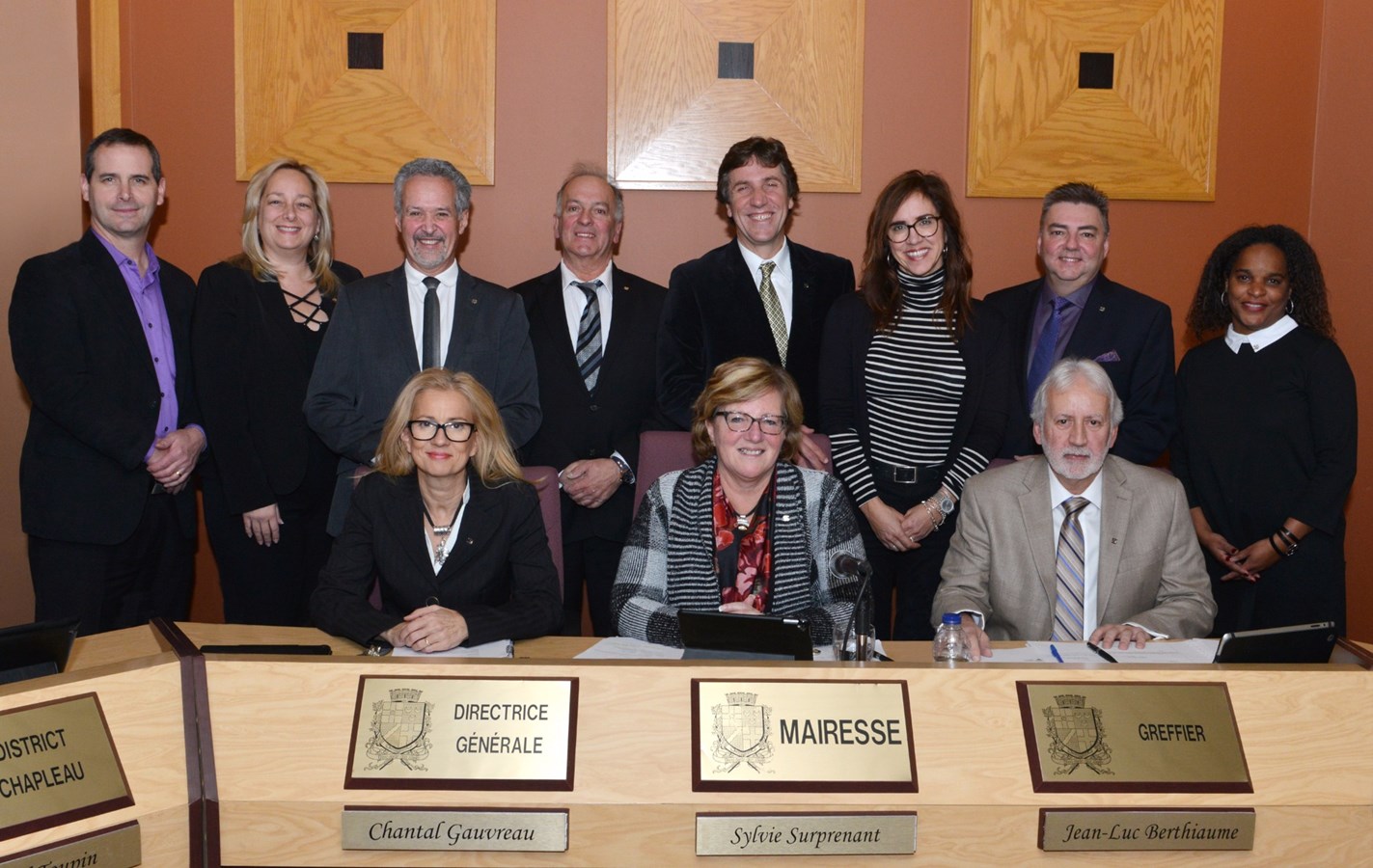 Assermentation des membres du conseil municipal de Sainte-Thérèse