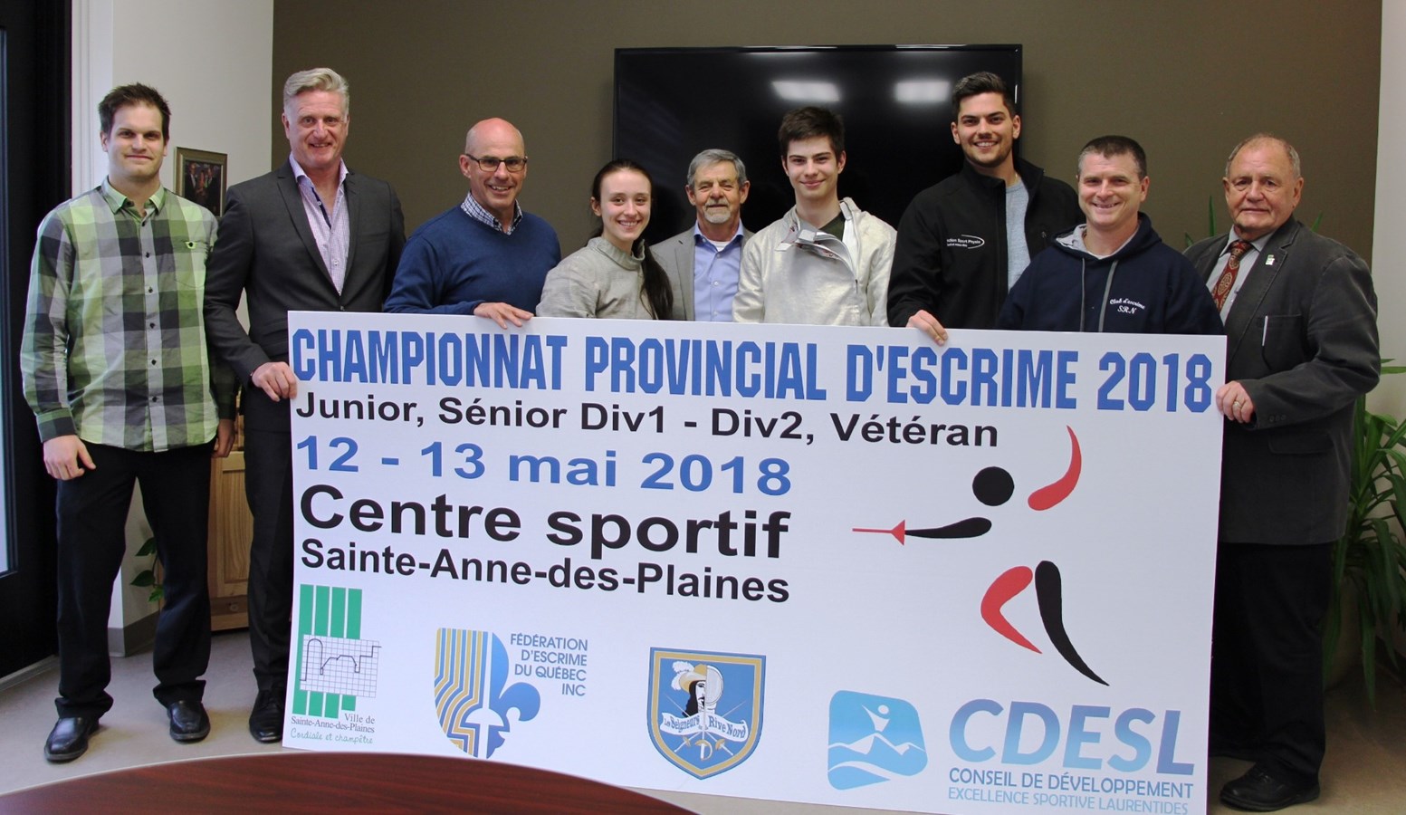 Le championnat provincial d'escrime débarque à Sainte-Anne-des-Plaines