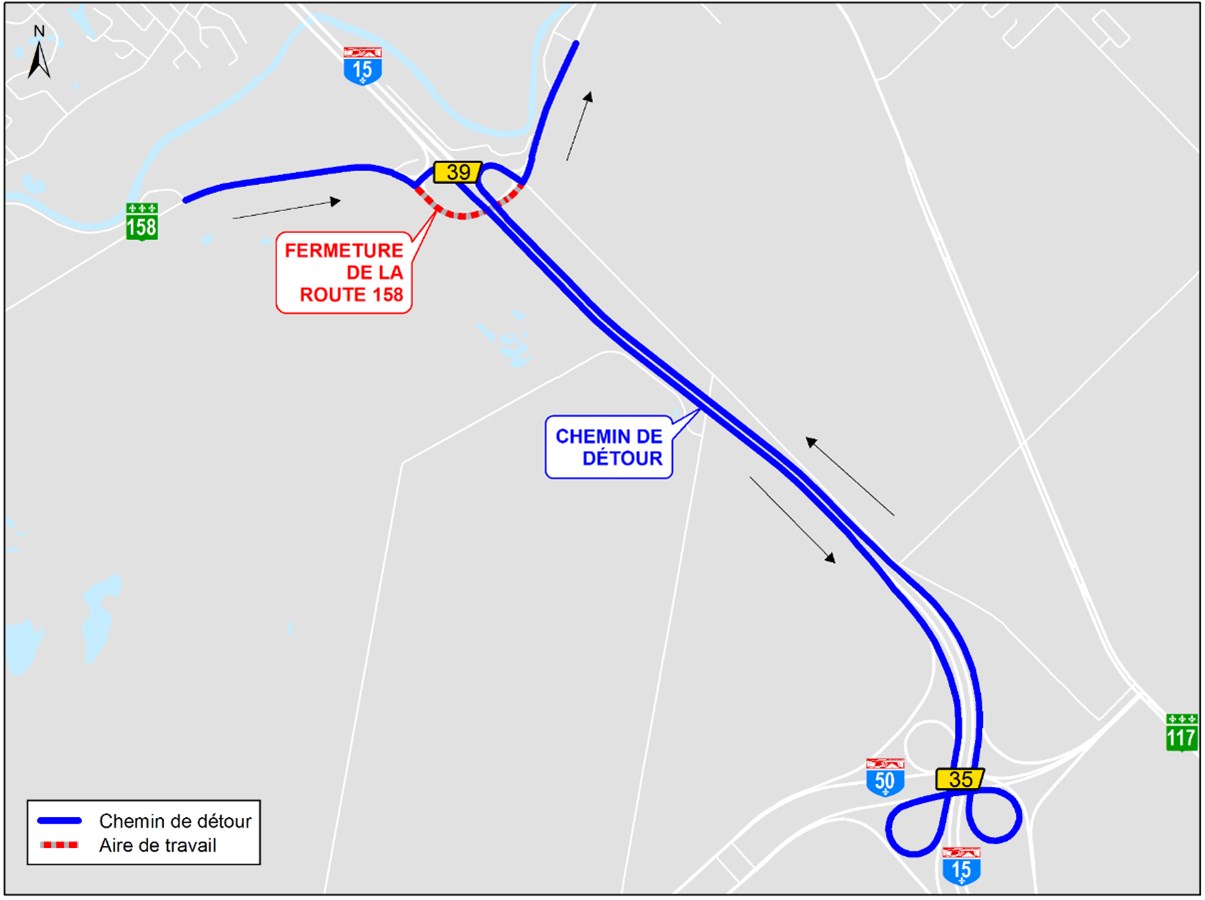 Début des travaux sur la route 158 repoussé au 10 juin 