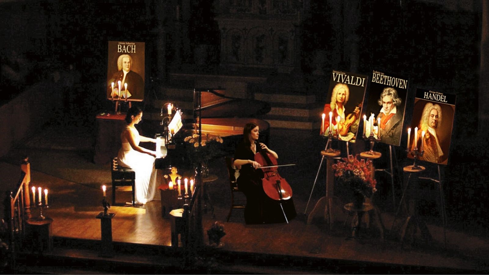 Grand concert à Sainte-Thérèse : un piano et un violoncelle sous les chandelles
