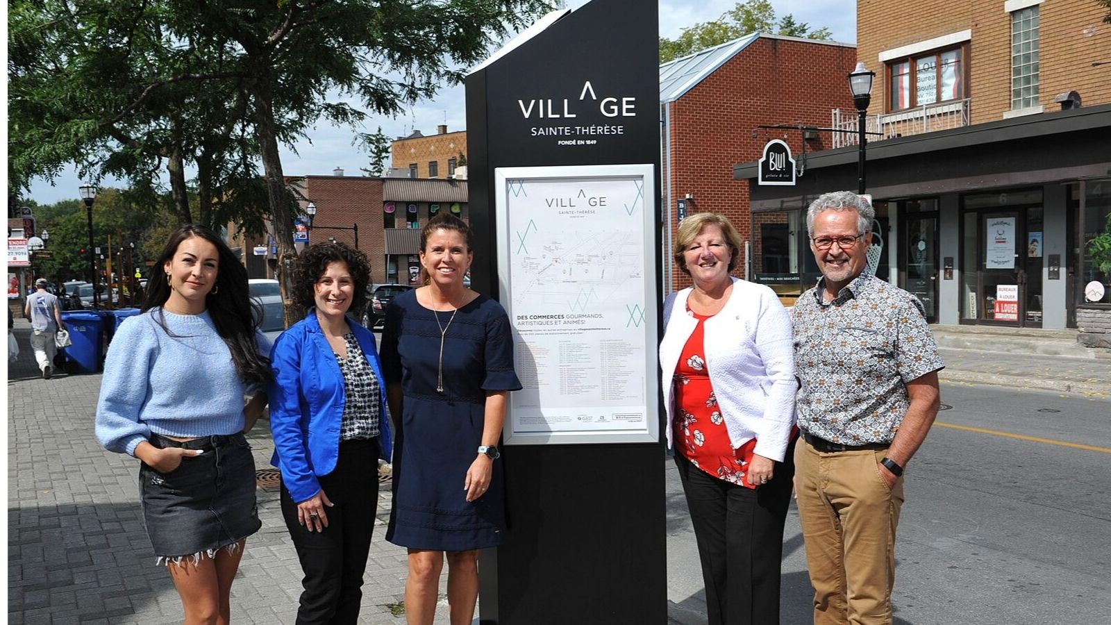 Une nouvelle structure d’affichage au Village de Sainte-Thérèse 