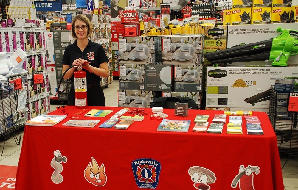 Des kiosques de prévention aux incendies mis en place demain matin à Blainville