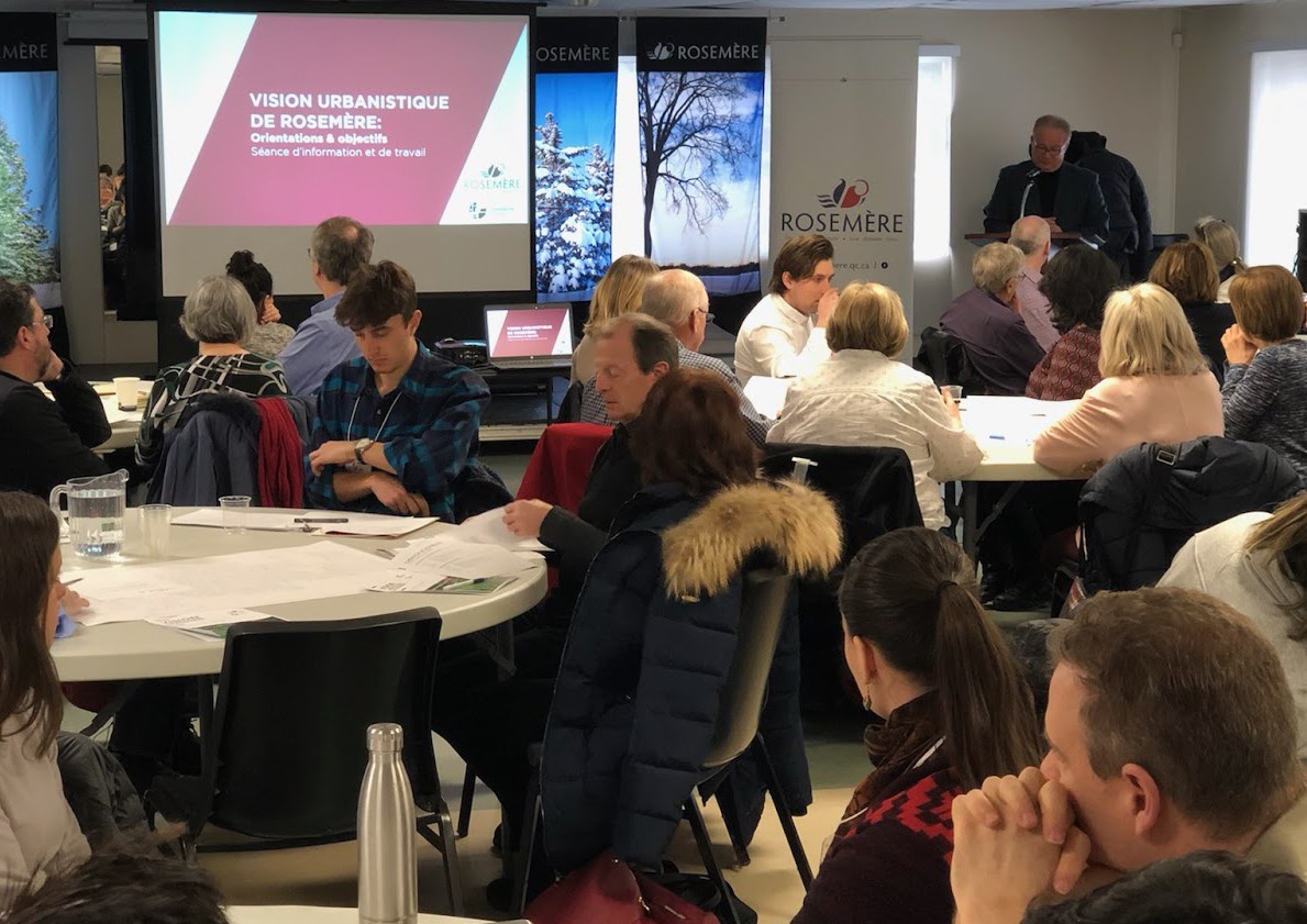 Des consultations publiques sont prévues en février sur la vision urbanistique de Rosemère 