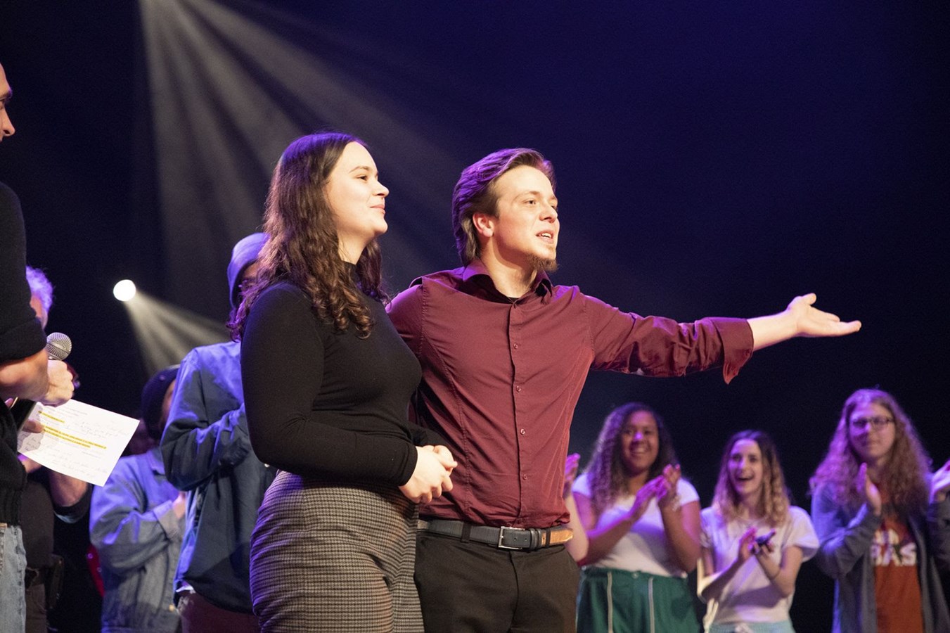 Cégeps en spectacle: Andréane Boucher et Graham Connord Hudson-Jameson, en route vers la finale régionale