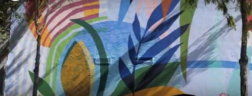 Une nouvelle murale a pris ses quartiers à la Place des festivités