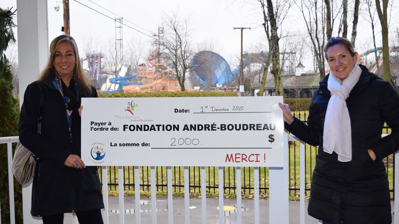 Le Super Aqua Club remet 2000$ à la Fondation André-Boudreau