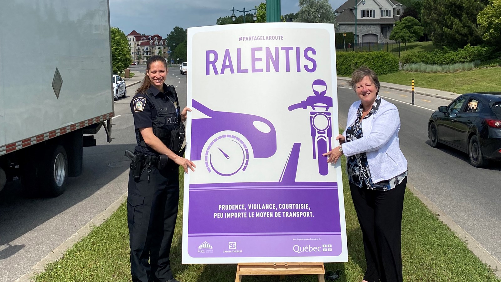 Campagne de sécurité routière dans la MRC de Thérèse-De Blainville