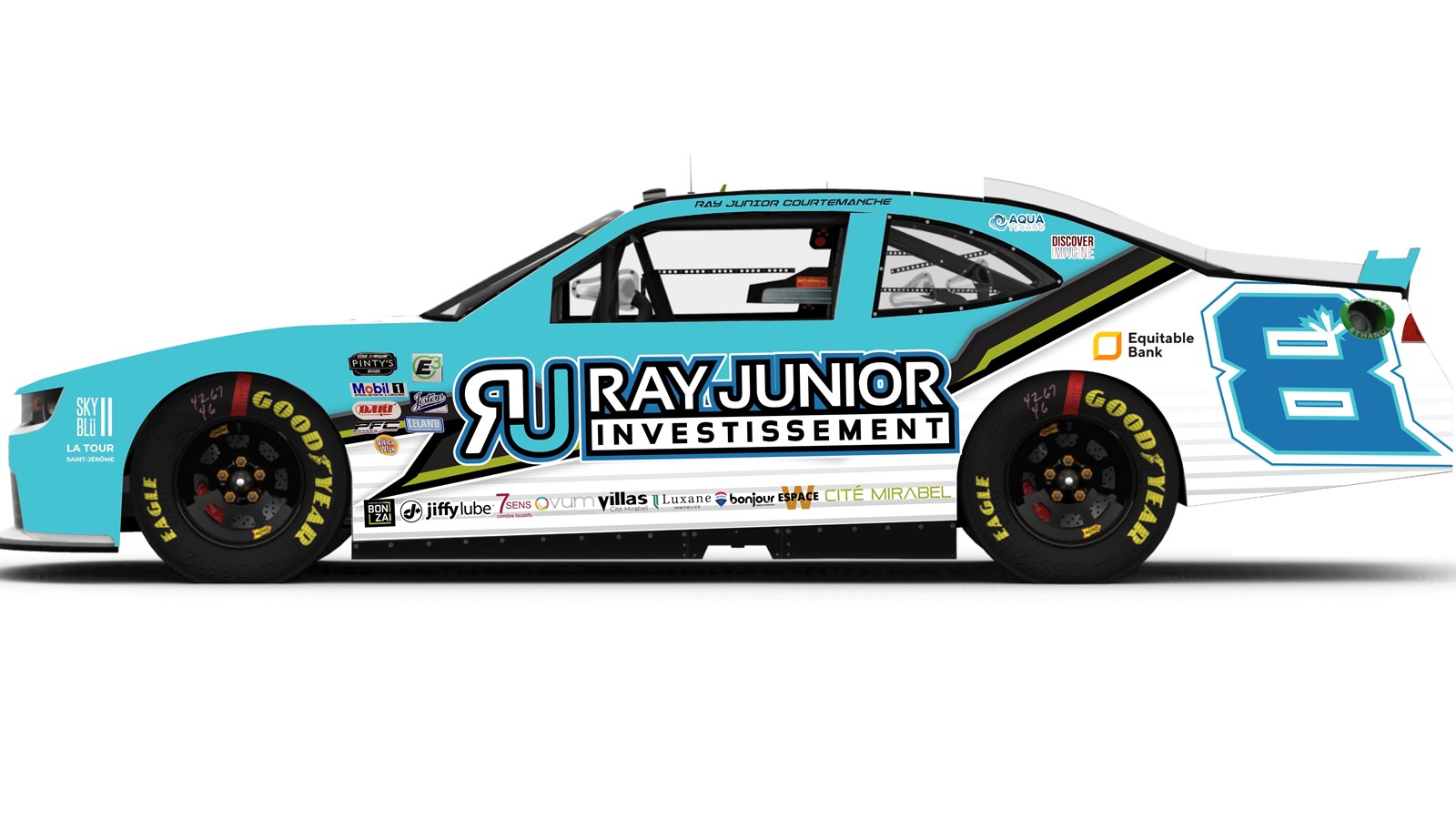 Le grand retour du pilote Nascar Ray Junior Courtemanche