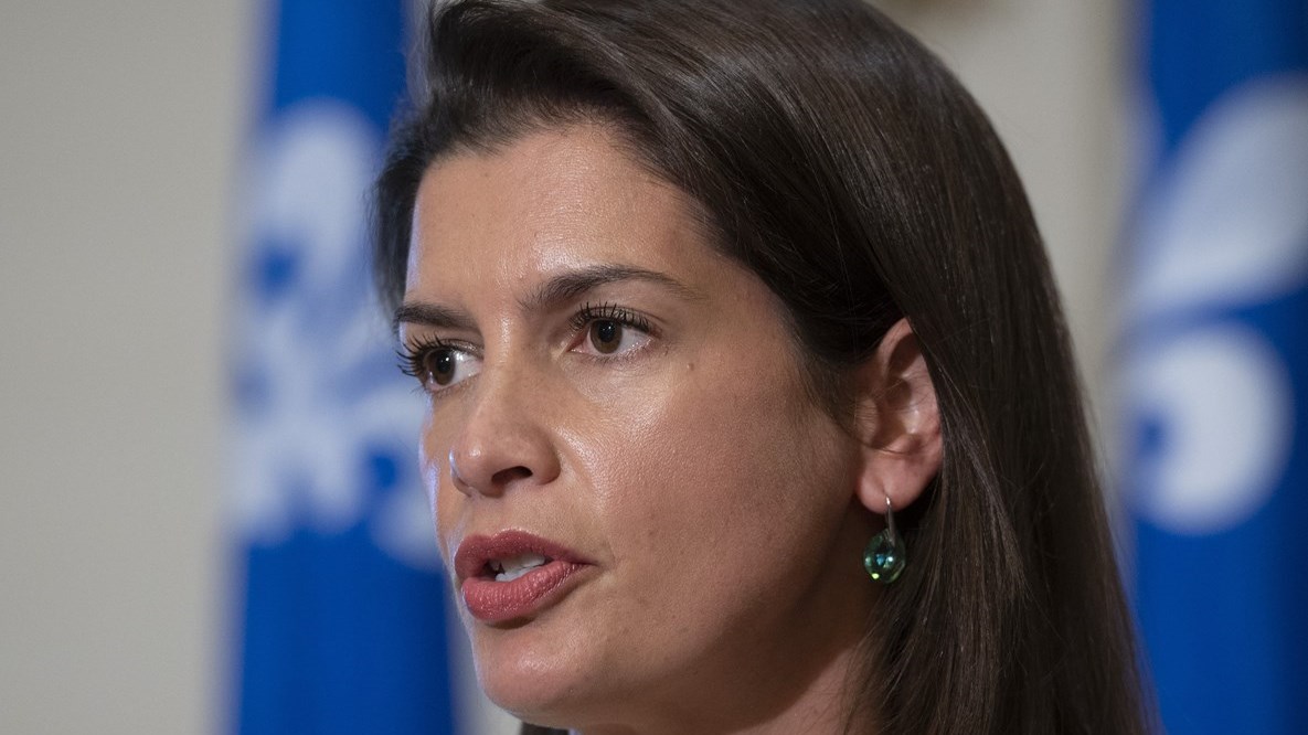 La ministre de la Sécurité publique, Geneviève Guilbault