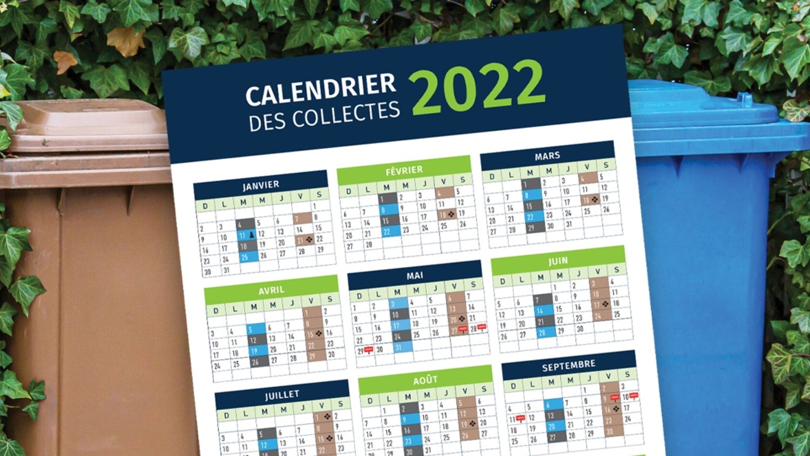 Sainte-Thérèse: le calendrier des collectes 2022  