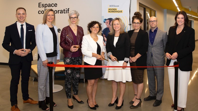 Le Collège de Bois-de-Boulogne inaugure l’Agora numérique