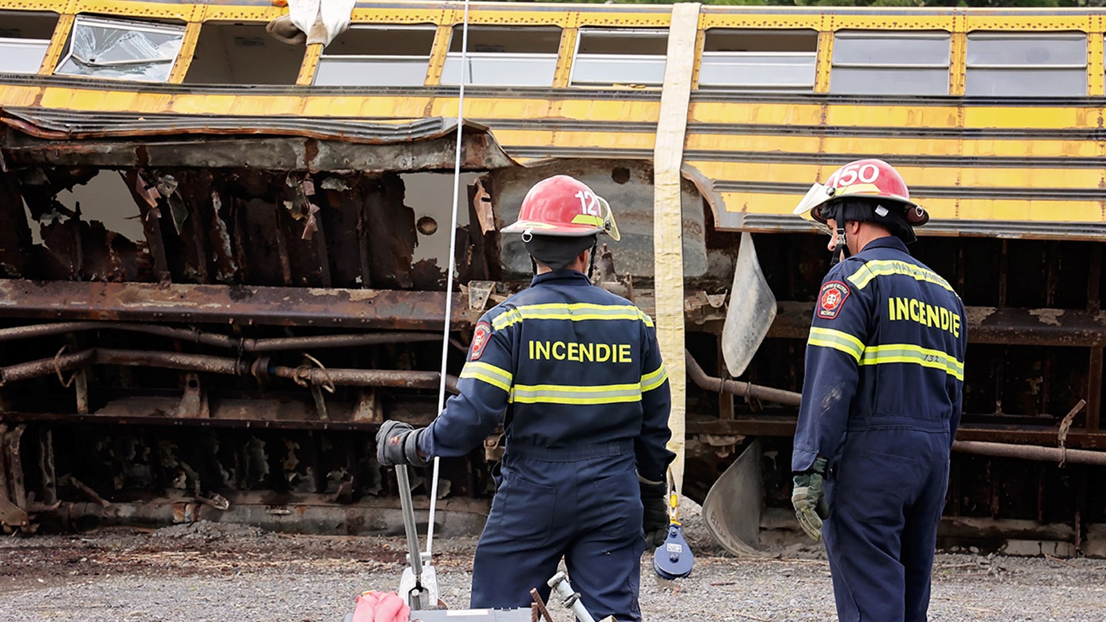 Les pompiers de Boisbriand participent à une formation unique