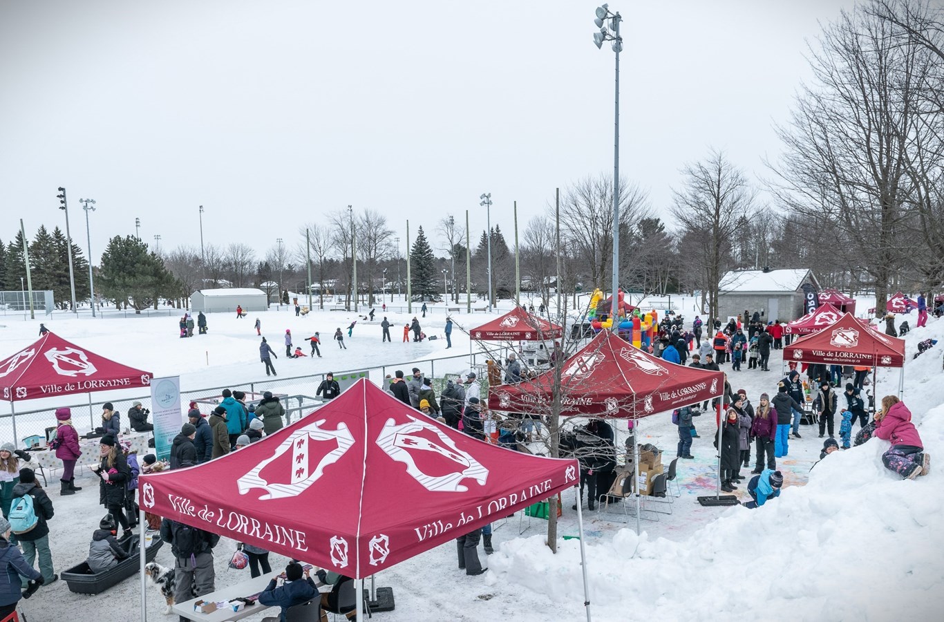 Un succès pour les activités d'hiver à Lorraine