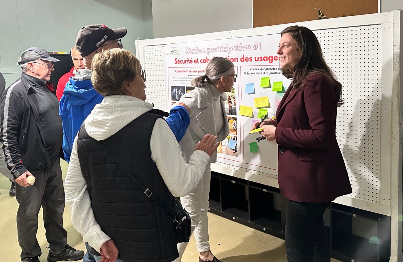 La MRC des Laurentides et le P’tit Train du Nord à la rencontre des usagers