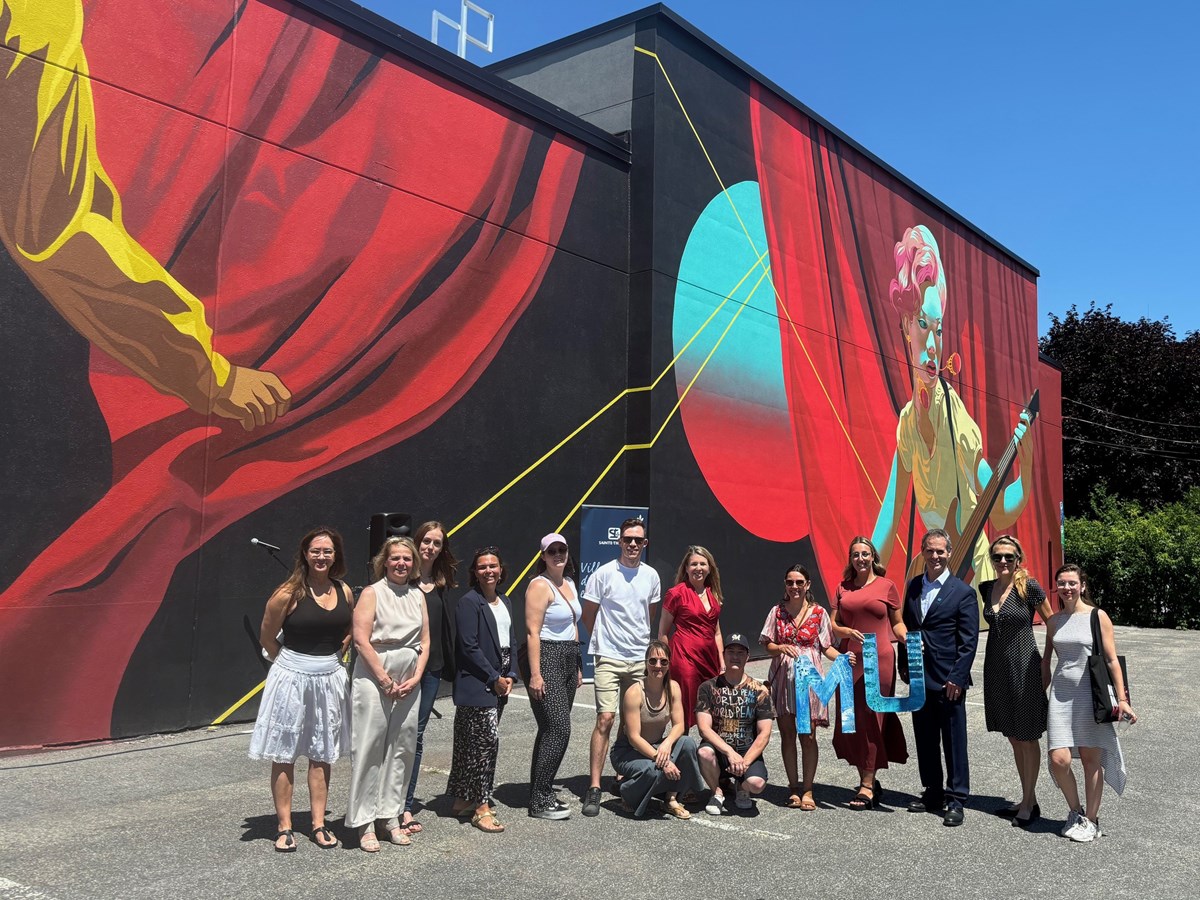 Une murale pour les 175 ans de la ville de Sainte-Thérèse 
