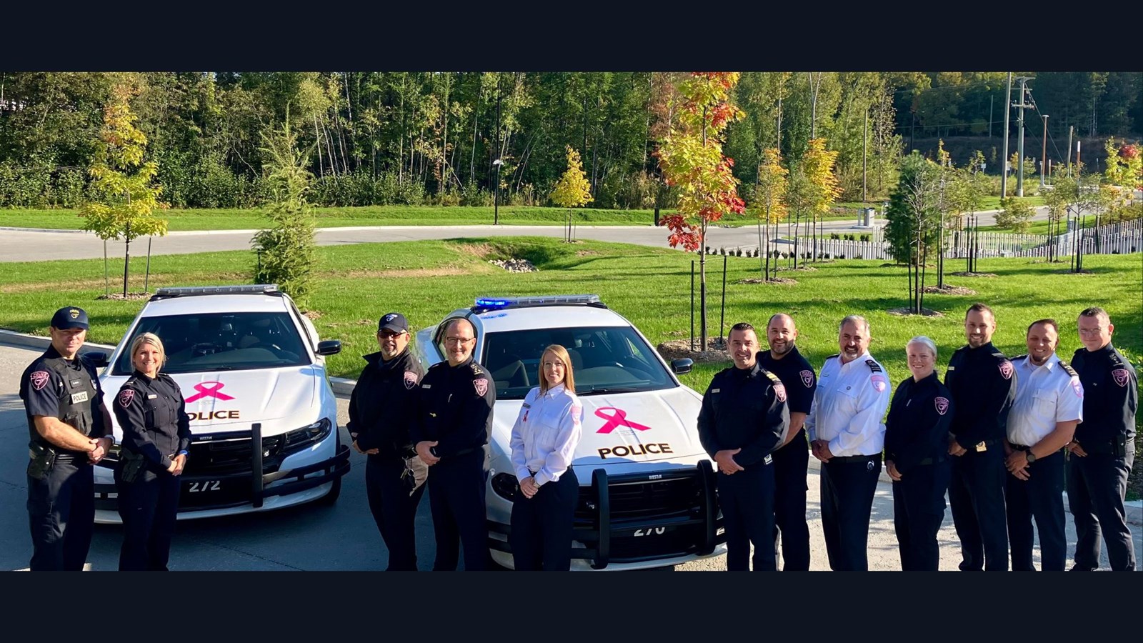 Le Service de police de Terrebonne porte le rose