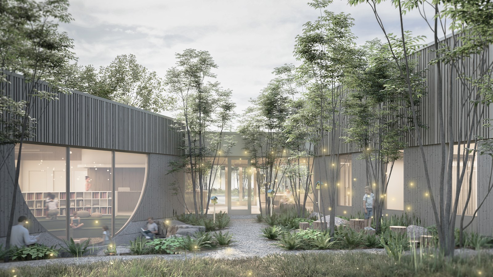 Dévoilement de la nouvelle bibliothèque de Saint-Colomban