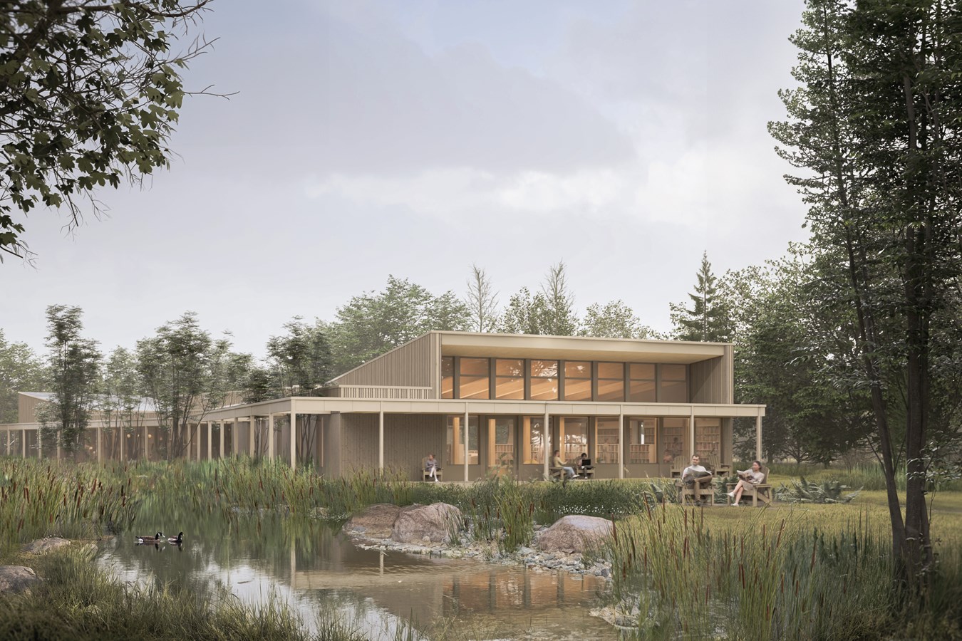 Dévoilement de la nouvelle bibliothèque de Saint-Colomban