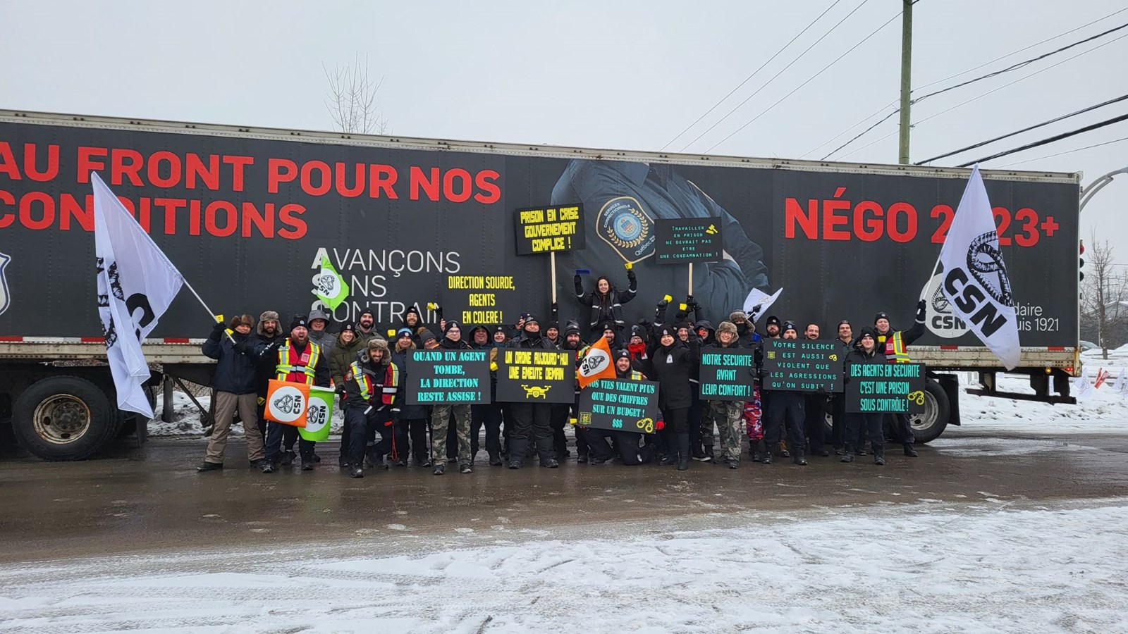 Les agents en services correctionnels de Saint-Jérôme