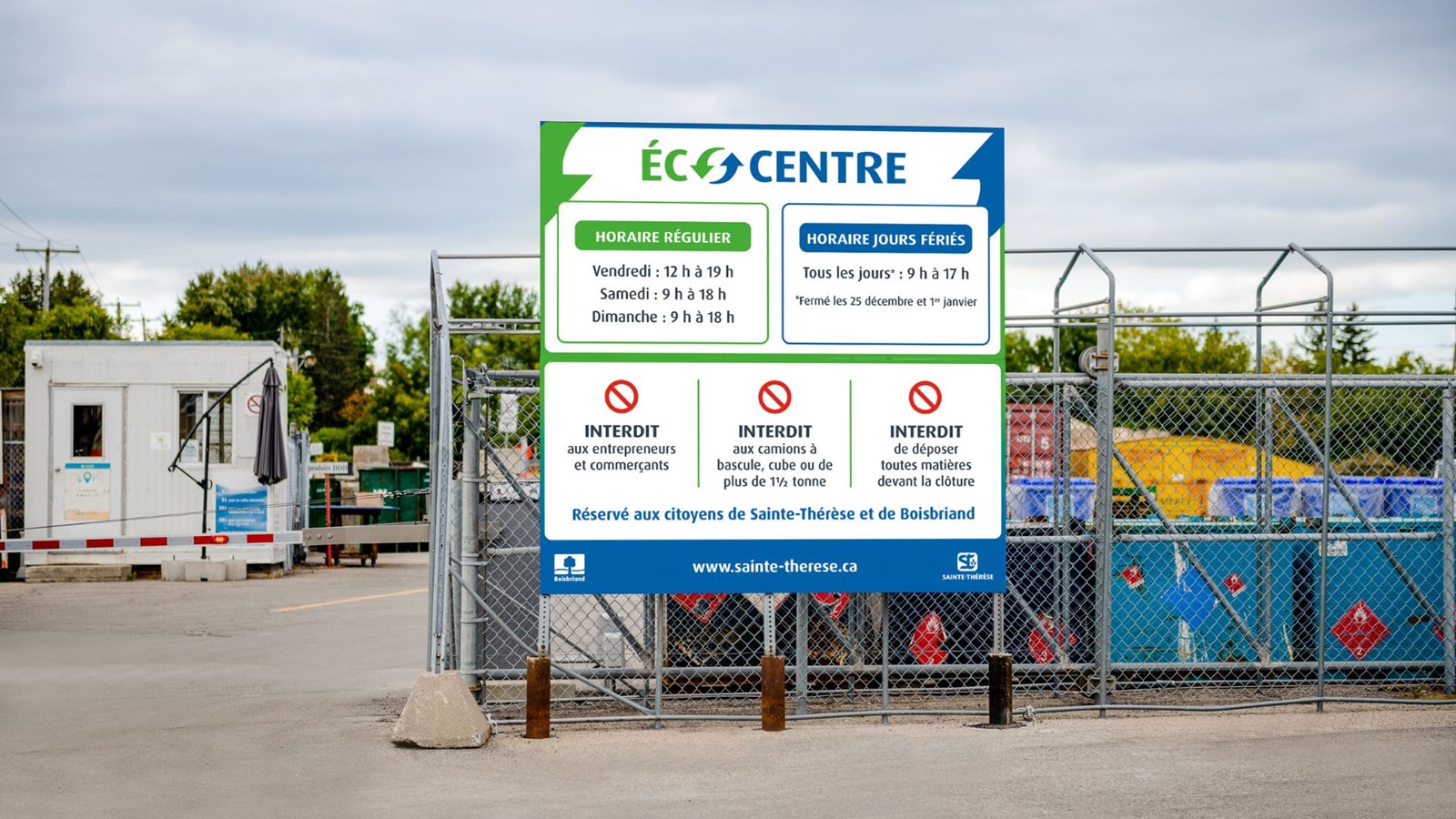 Nouveautés pour la collecte des encombrants à Ste-Thérèse et Blainville