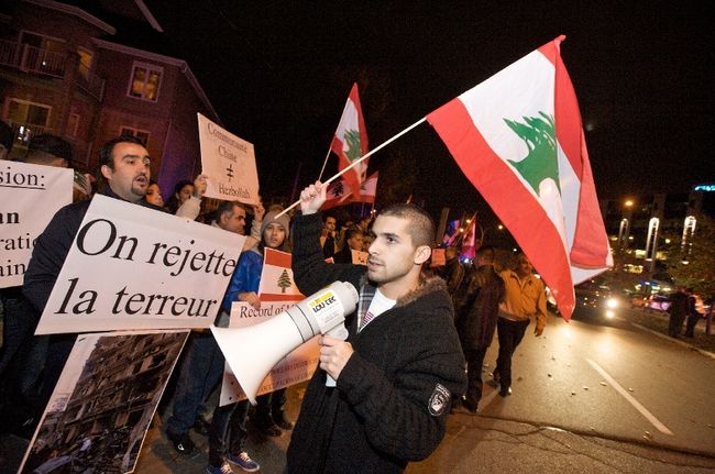 Une manifestation est organisée contre le général Michel Aoun