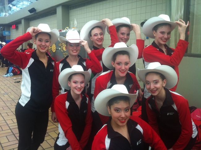 Une première compétition nationale pour l’équipe élite de Synchro Laval