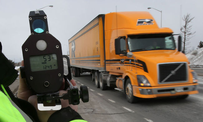 Opération spéciale afin de surveiller les limites de vitesse
