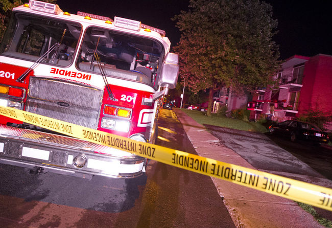 Incendie criminel dans Chomedey