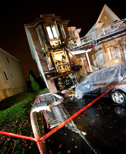 Un garage flambe à Sainte-Rose