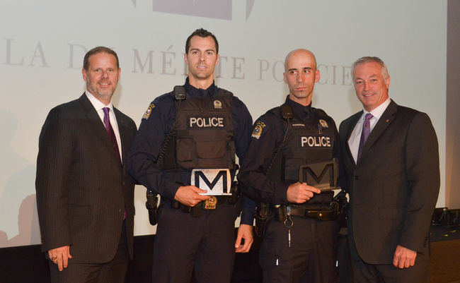 Deux policiers lavallois lauréats du prix Guy-Marcil