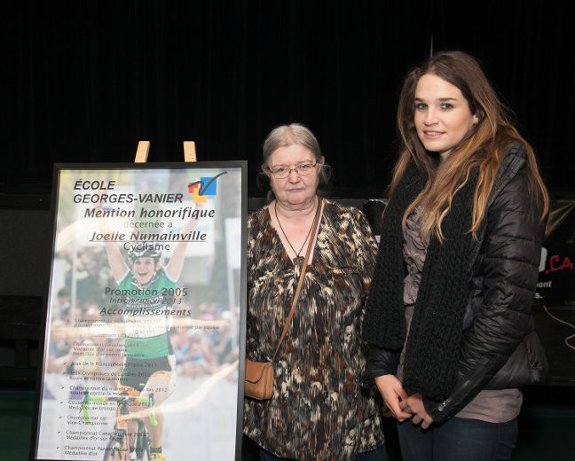 Joëlle Numainville honorée à Georges-Vanier