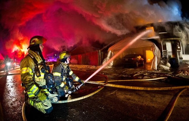 Laval : un incendie ravage un duplex