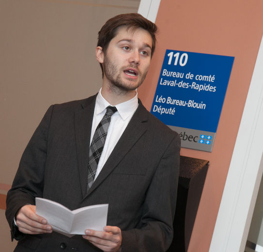 Léo Bureau-Blouin s’engage à une transparence totale