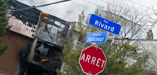 Incendie majeur: il tente de voler un logement évacué de la rue Rivard