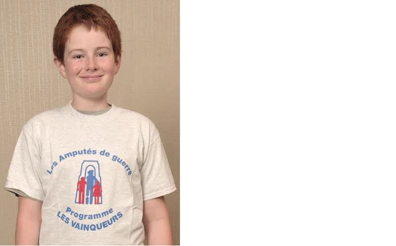 Un ado de 13 ans devient conseiller junior pour les Amputés de guerre