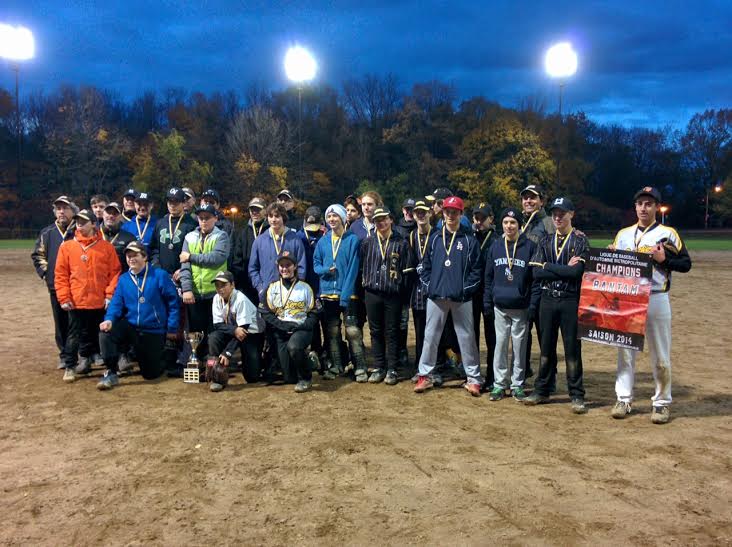 Des équipes de Laval prennent part à du baseball d’automne