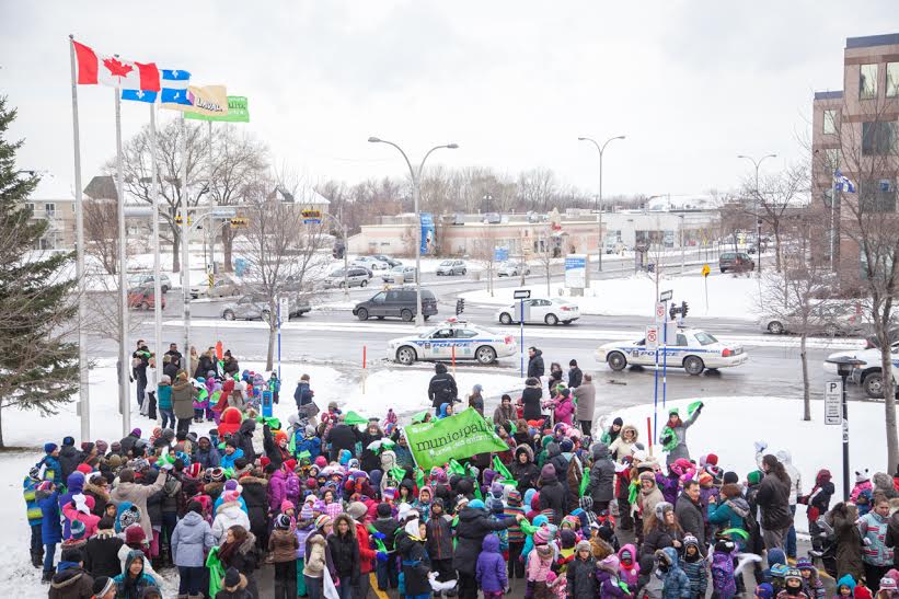 Plus de 200 enfants participent à la Marche de la solidarité de Laval