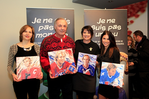 Des rondelles du Démon blond pour la Fondation les petits trésors