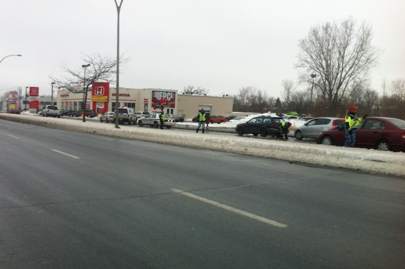 Opérations de vérification des pneus d’hiver