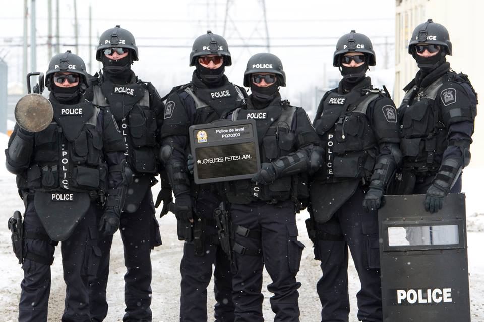 Une photo postée par la police de Laval enflamme les réseaux sociaux