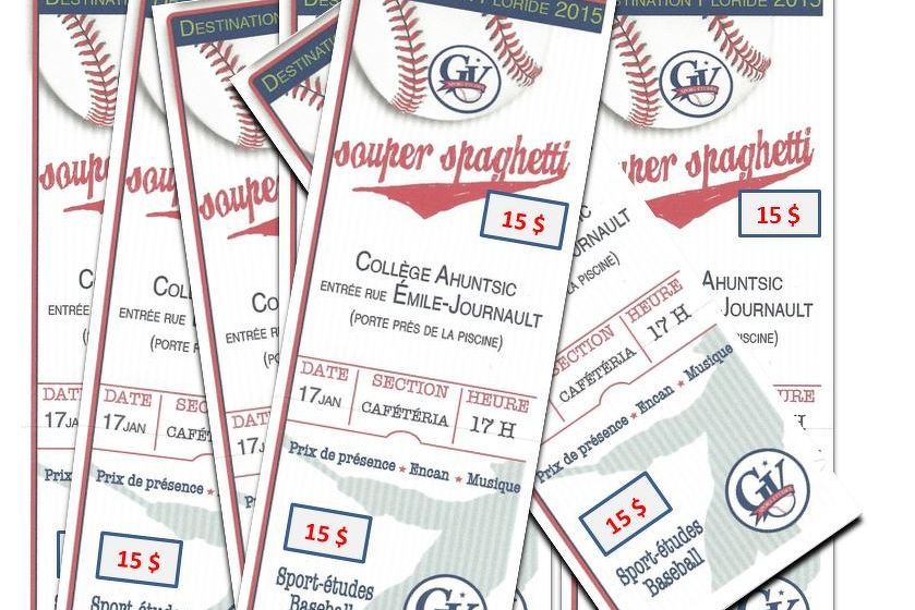 Souper spaghetti pour le sport-études baseball de l’école Georges-Vanier