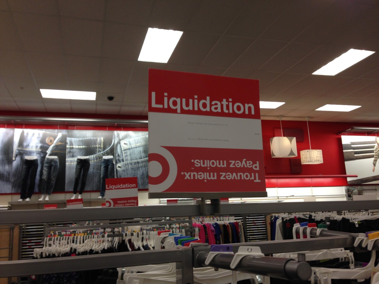 Ventes de fermeture chez Target, ça commence aujourd'hui