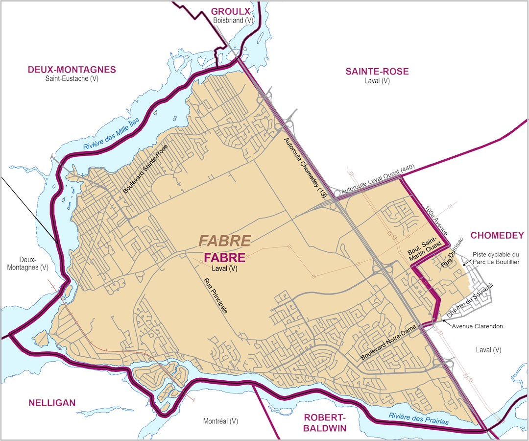 Modification des délimitations de circonscriptions: Chomedey et Fabre touchées 