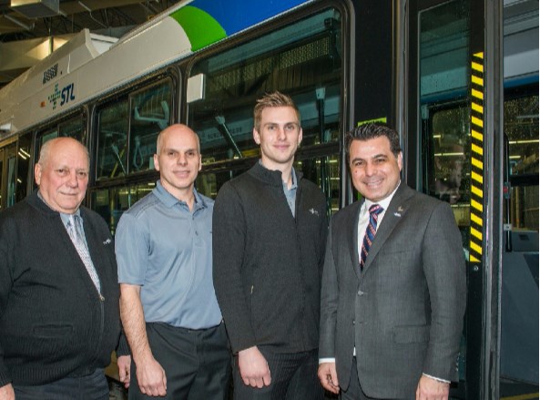 Chauffeurs à la STL de père en fils : la famille Godin, un trio unique à la STL
