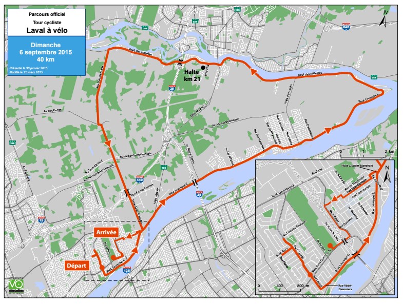 Un premier tour de Laval à vélo ouvert à tous